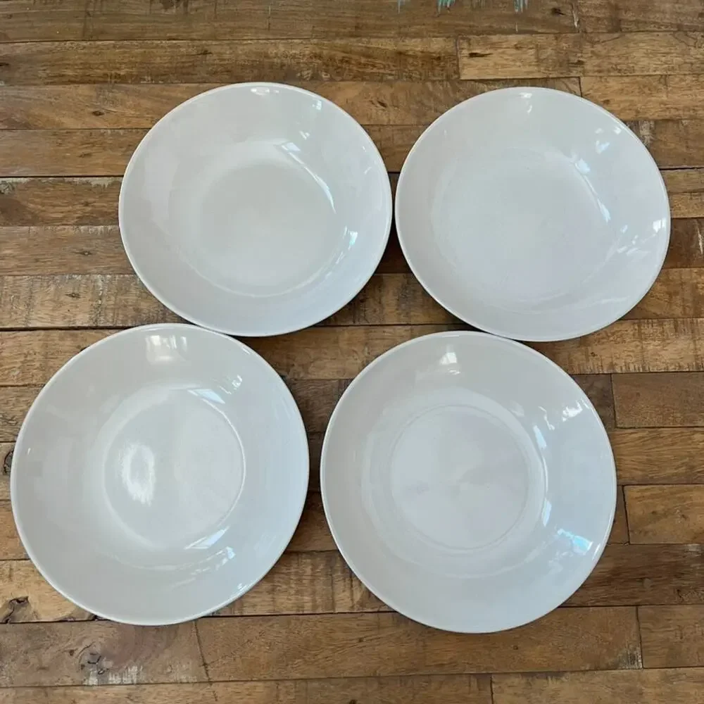 IKEA Off White Porcelain Serving Bowls 9